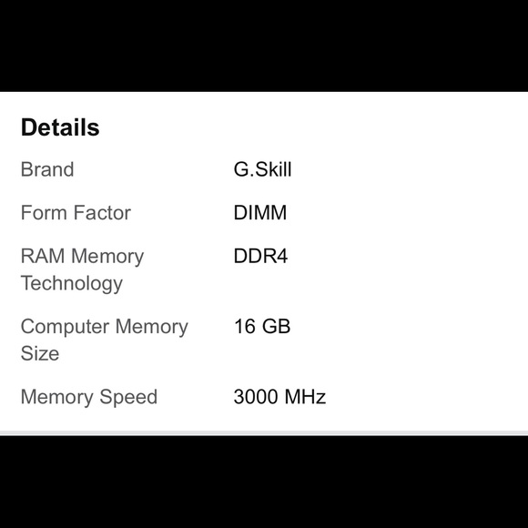 G.Skill Ripjaws V Series 16GB (2 x 8GB) 288-Pin SDRAM (PC4-24000) DDR4 - Picture 3 of 10